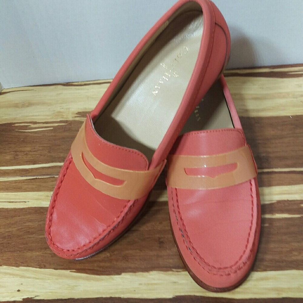Cole Haan Monroe Penny Loafer Orange Shimmer